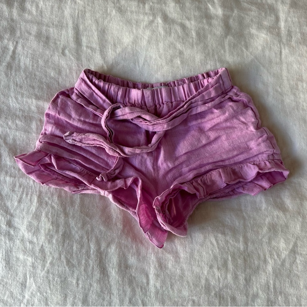 Zara Girls Linen Shorts Size 3-4 Years